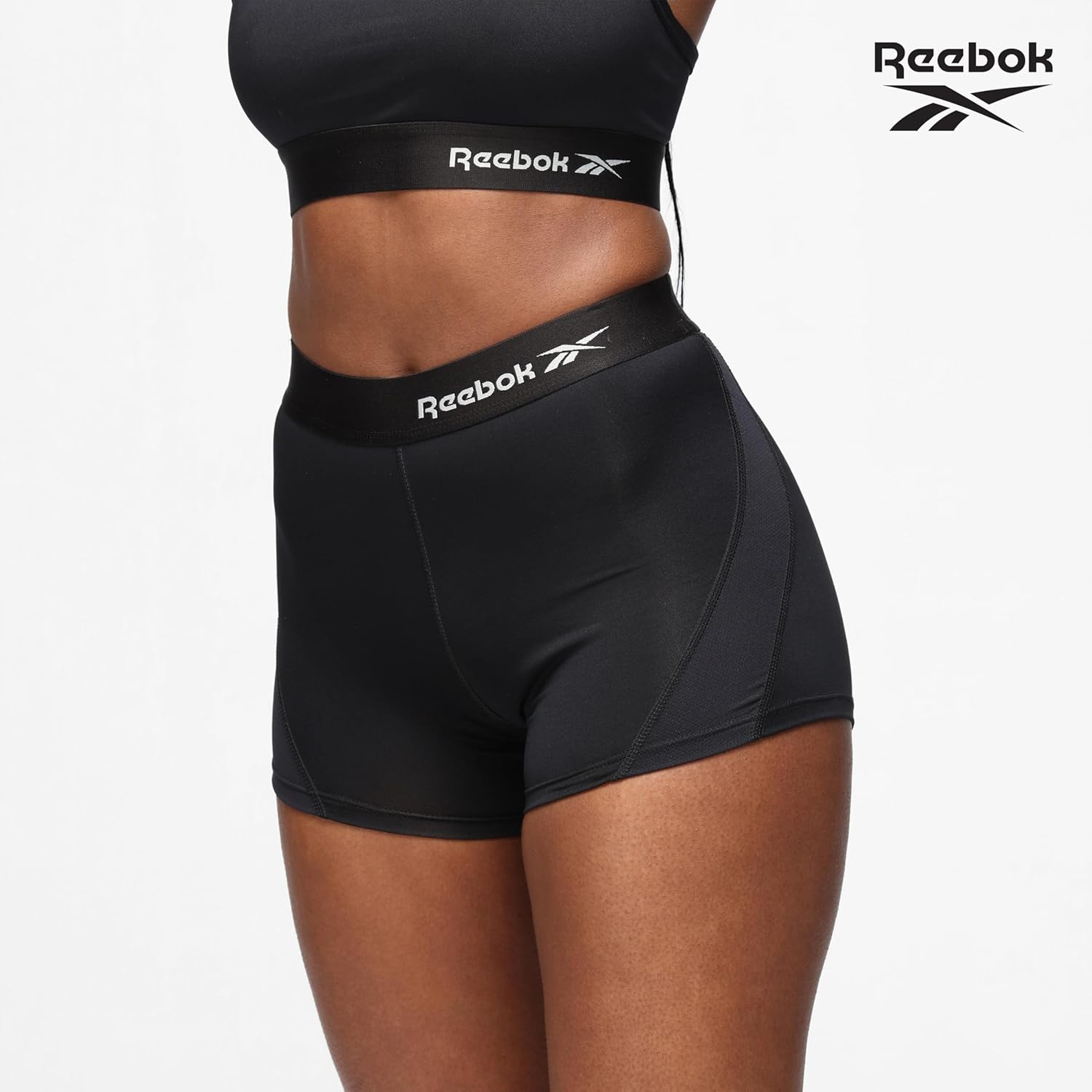 Reebok dam Womens Reebok Sports Short JOYNER Black Baslager Underdel