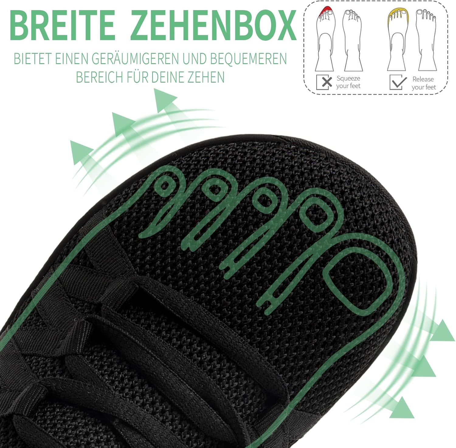 Woman's wide walking shoes