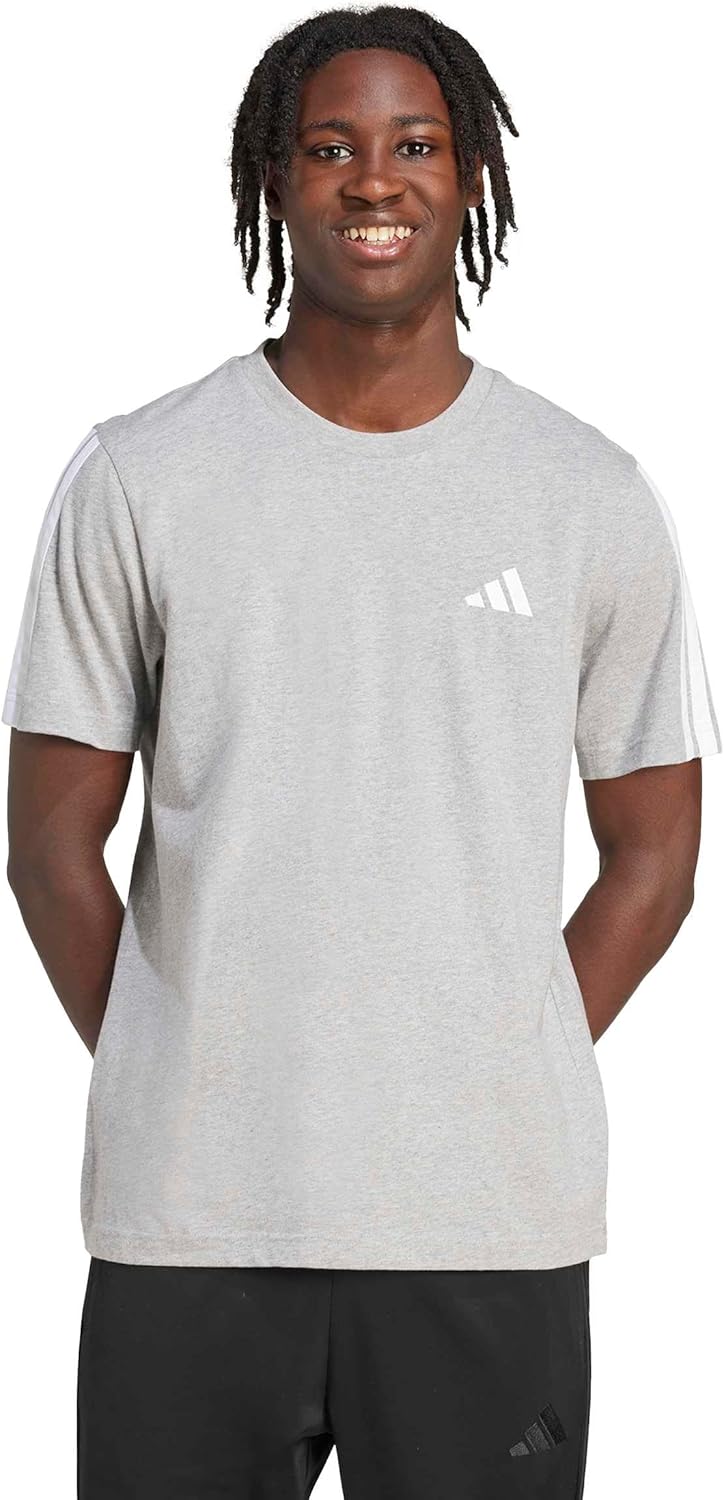 adidas Men's ADIDAS MEN 3-STRIPES T-SHIRT T-Shirt (Pack of 1)