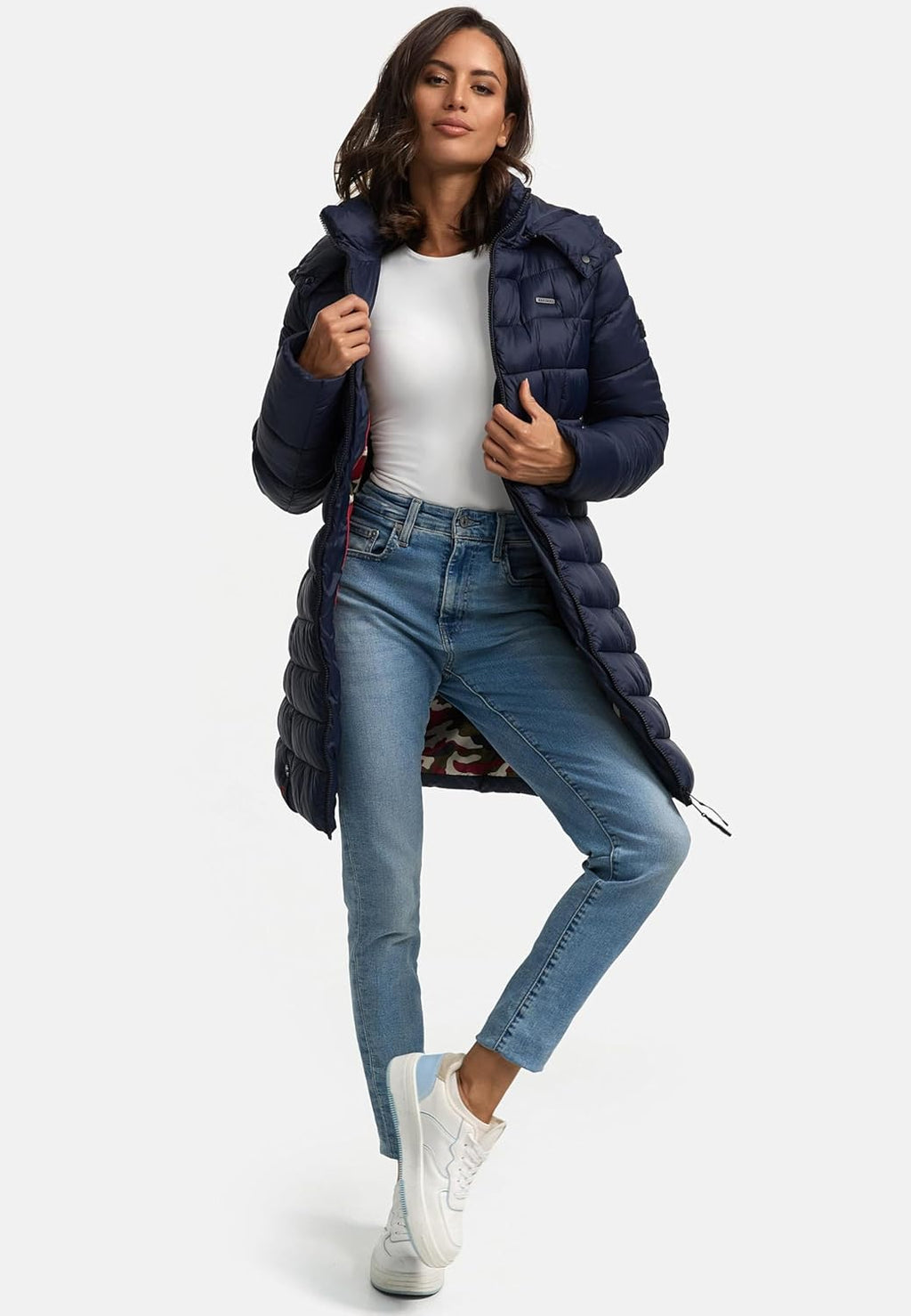 Marikoo Women's Quilted Winter Coat with Evening Star in sizes XS-XXL