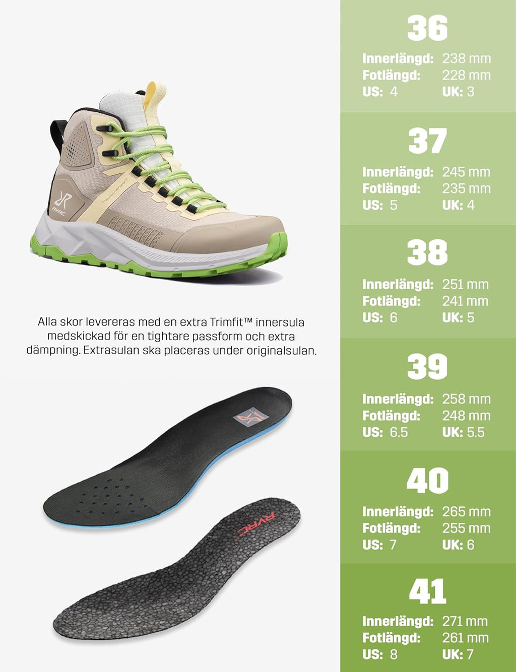 RevolutionRace Women's Phantom Trail Mid Waterproof Hiking Boots, Waterproof Hiking Shoes for All Outdoor Activities