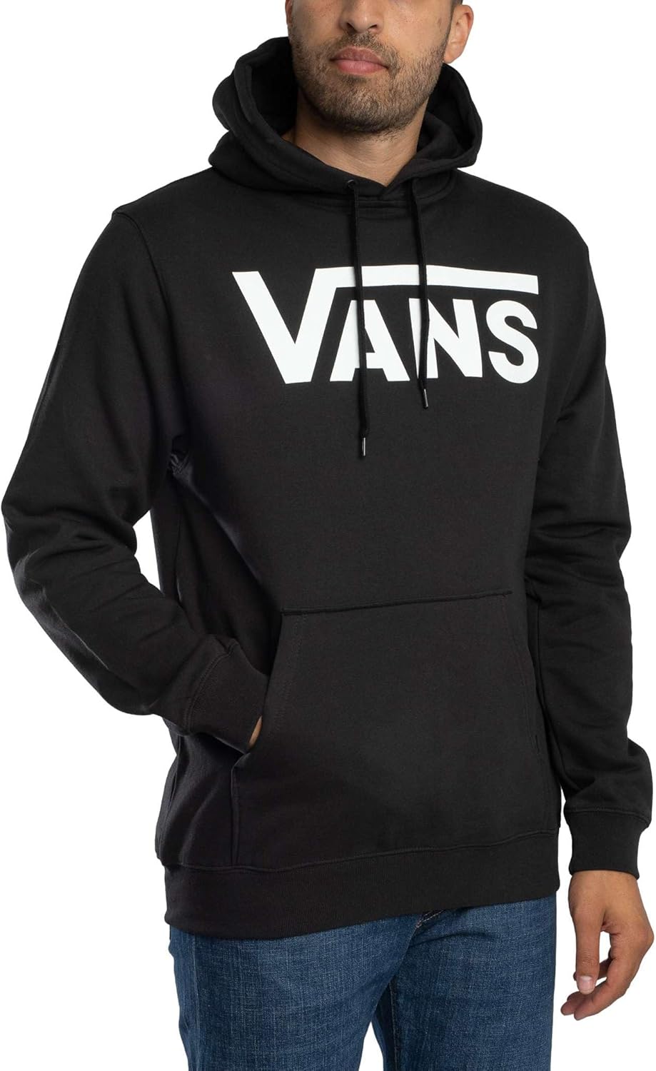 Vans Men's Sweat À Capuche Graphique Classique, Black/White, black-white, L