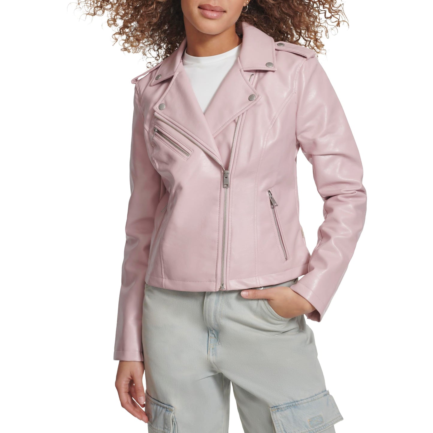 Levi's Women's The Classic Faux Leather Moto Jacket (Regular & Plus Size)
