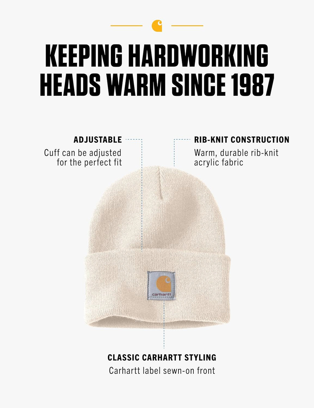 Carhartt unisex - adult Beanie Knit Beanie Hat