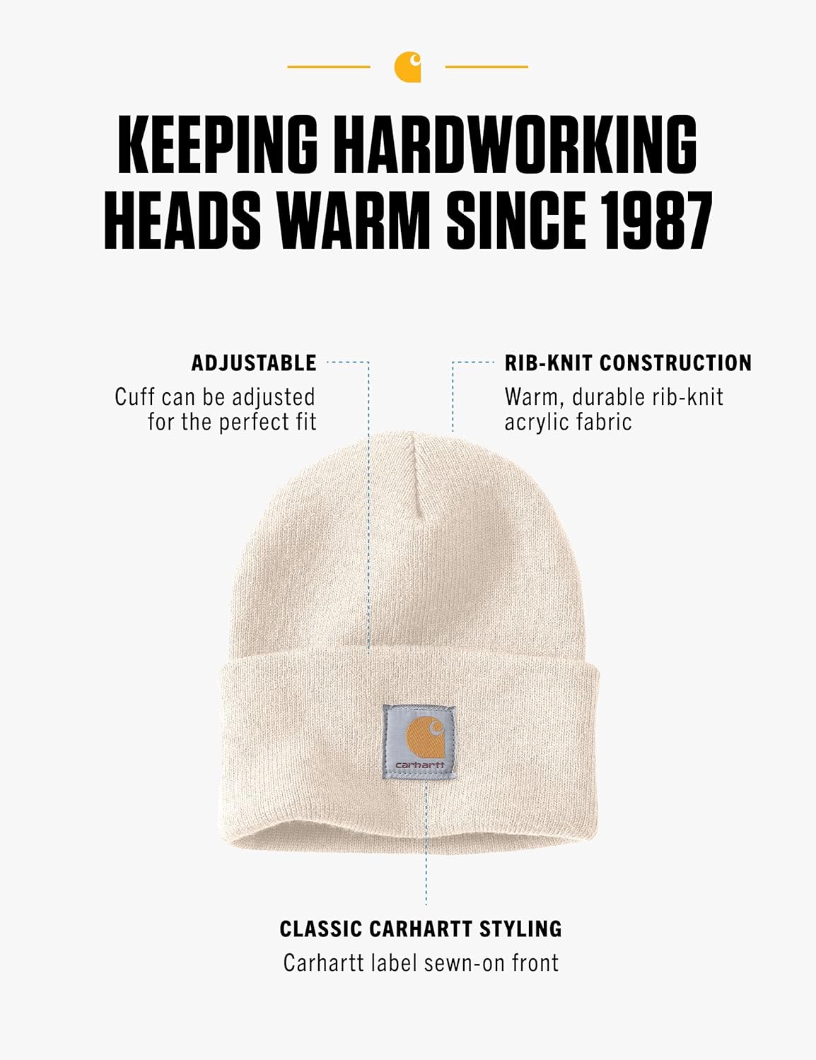 Carhartt unisex - adult Beanie Knit Beanie Hat