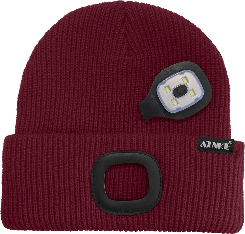ATNKE Unisex winter hat with led light