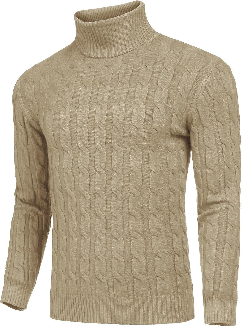 COOFANDY Men's Polo Sweater Fine Knit Long Sleeve Sweater Basic Regular Fit Pullover