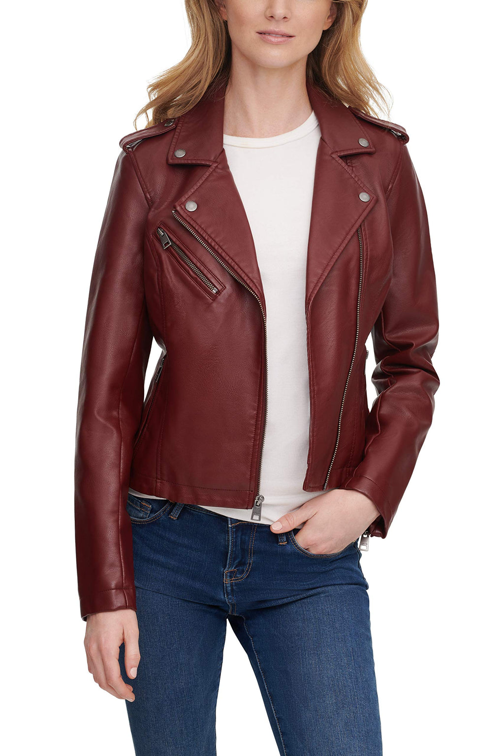 Levi's Women's The Classic Faux Leather Moto Jacket (Regular & Plus Size)