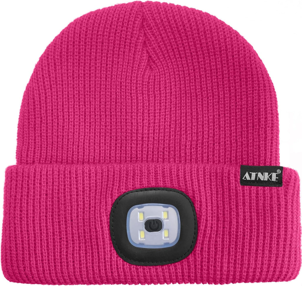 ATNKE Unisex winter hat with led light