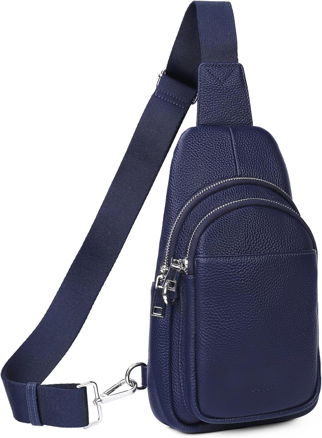 Travel bag in genuine leather for women