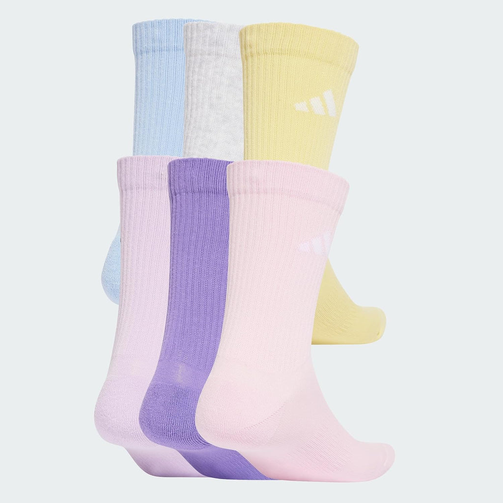 adidas unisex - Cushioned Crew Socks 6 Pair