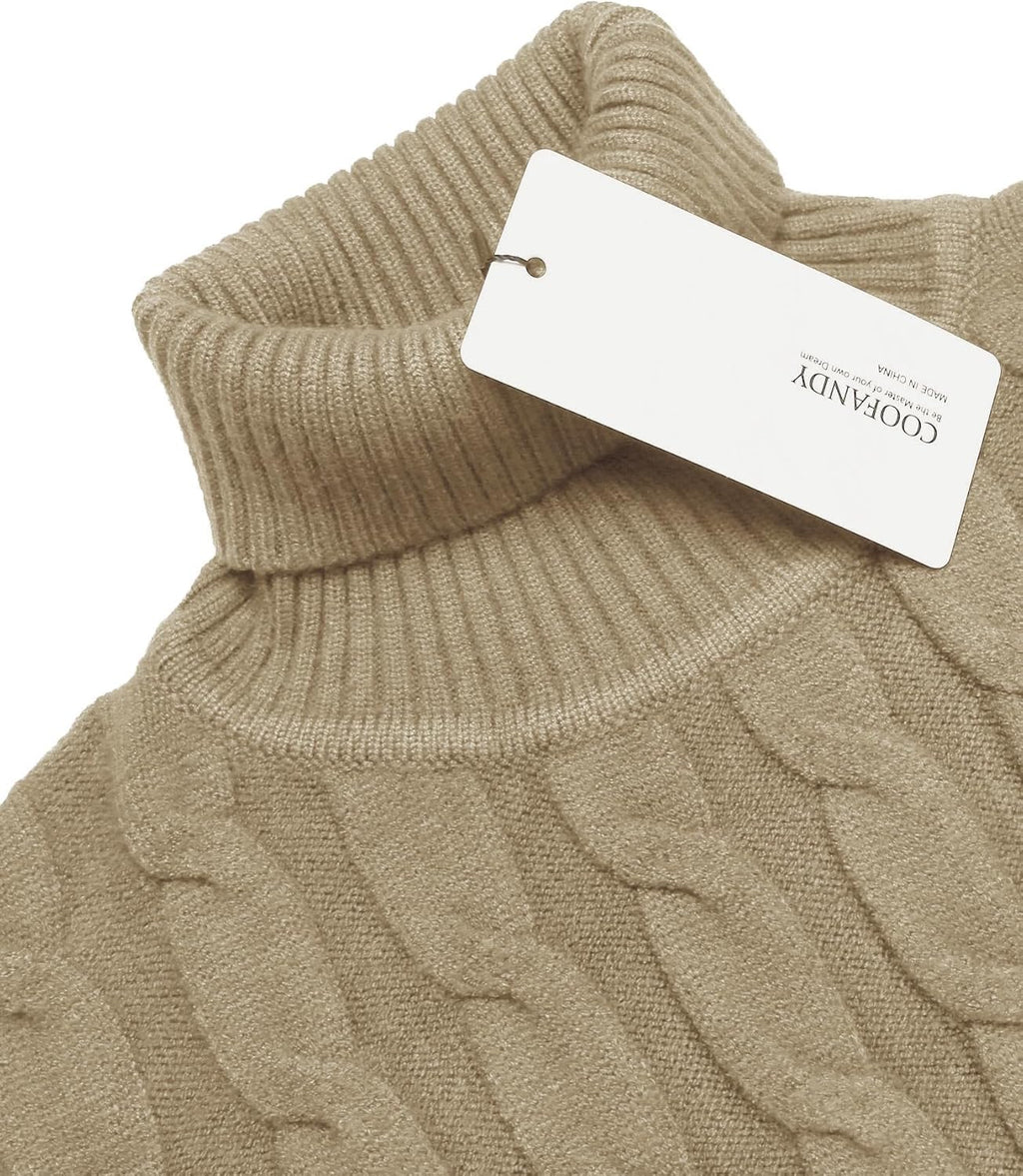 COOFANDY Men's Polo Sweater Fine Knit Long Sleeve Sweater Basic Regular Fit Pullover