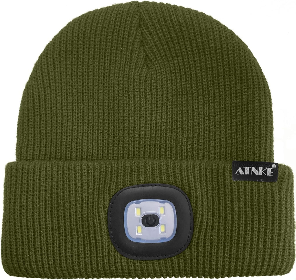 ATNKE Unisex winter hat with led light