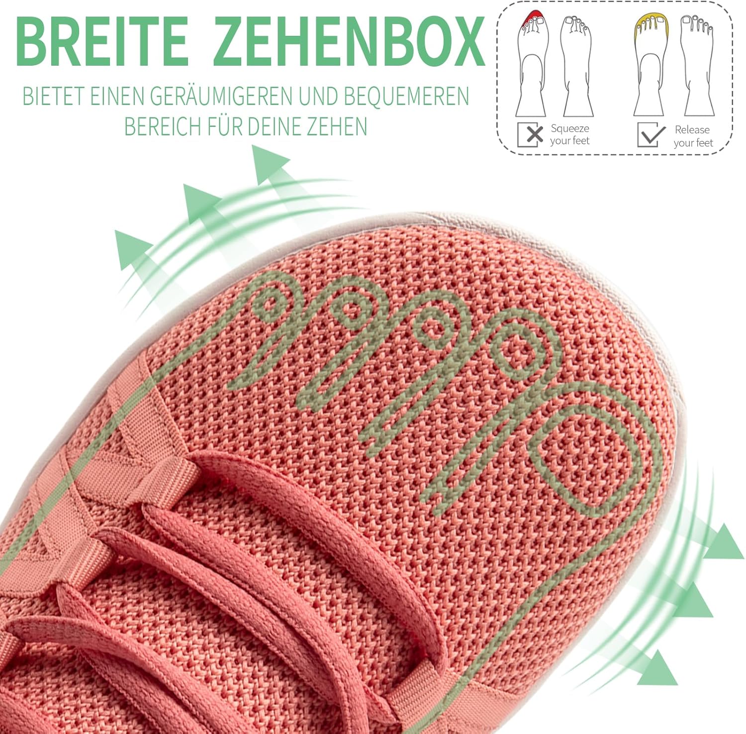 Woman's wide walking shoes