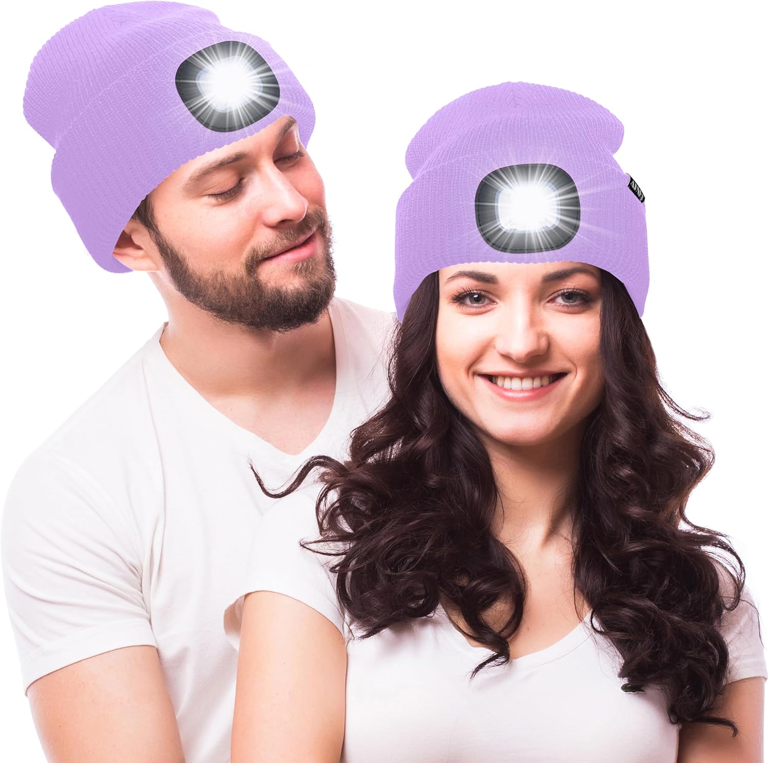 ATNKE Unisex winter hat with led light
