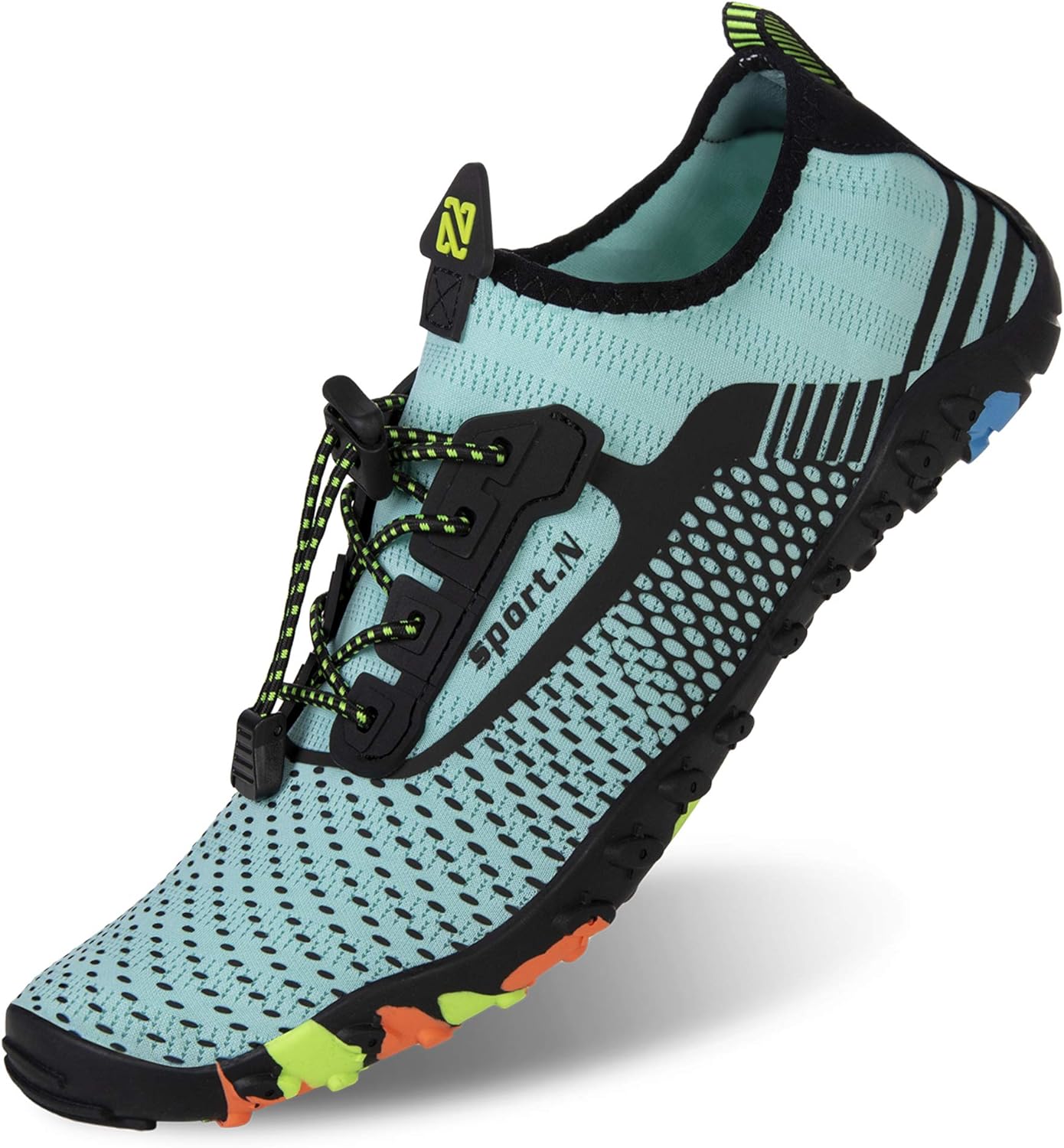 Water Shoes Men Women Quick Dry Sports Water Shoes Unisex Swimming Shoes with 14 Drainage Holes for Bath, Walking, Yoga, Lake, Beach, Garden, Park, Driving, Boating