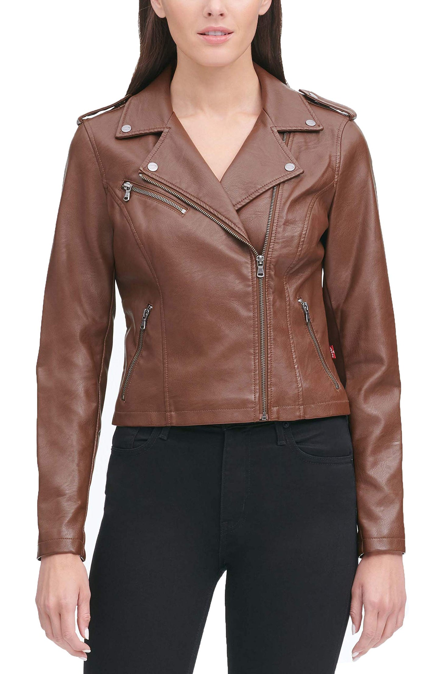 Levi's Women's The Classic Faux Leather Moto Jacket (Regular & Plus Size)