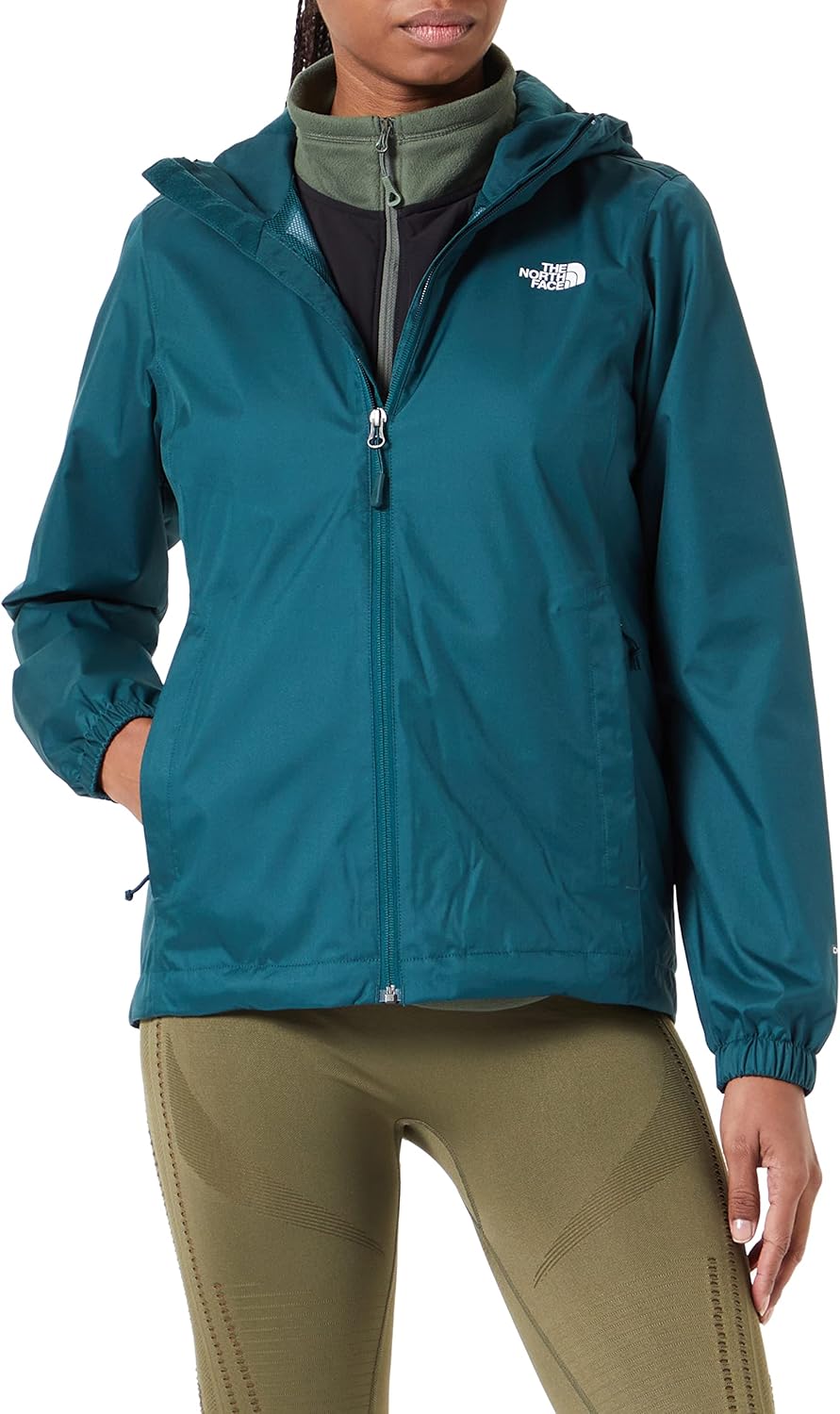 The North Face - Women's Quest Hooded Jacket - Waterproof, Breathable - Blue Eclipse