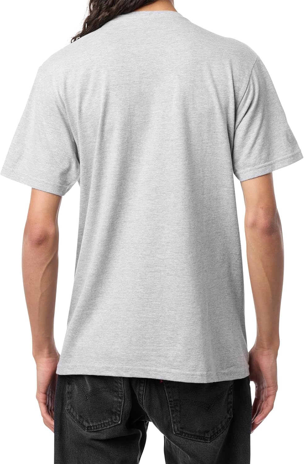 Vans Men's Classic Drop V Ss Crew Tee-b T-Shirt, Athletic Heather, L