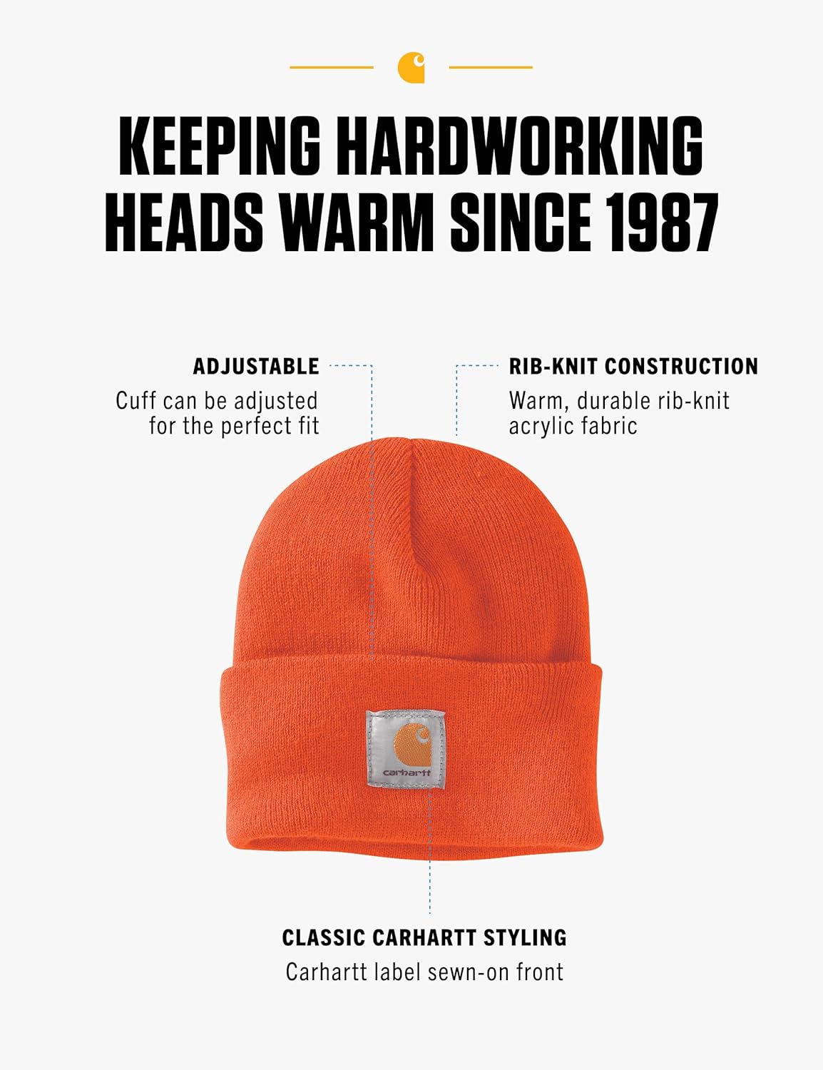 Carhartt unisex - adult Beanie Knit Beanie Hat