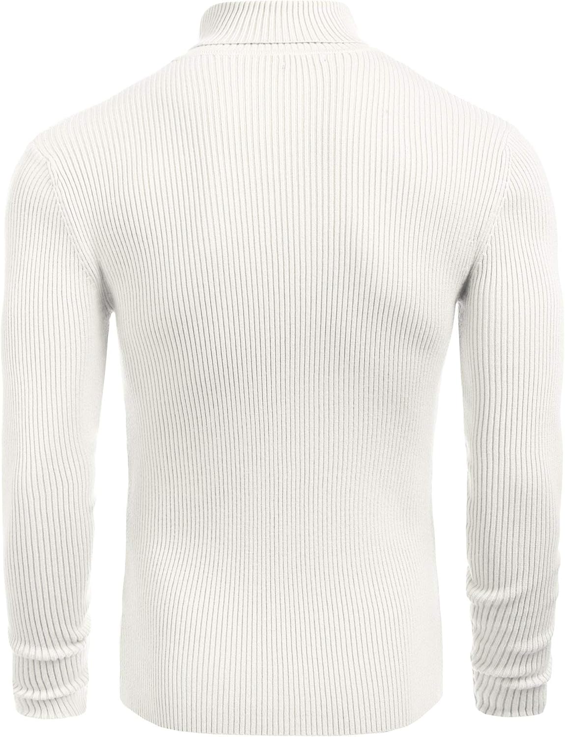 COOFANDY Men's Polo Sweater Fine Knit Long Sleeve Sweater Basic Regular Fit Pullover