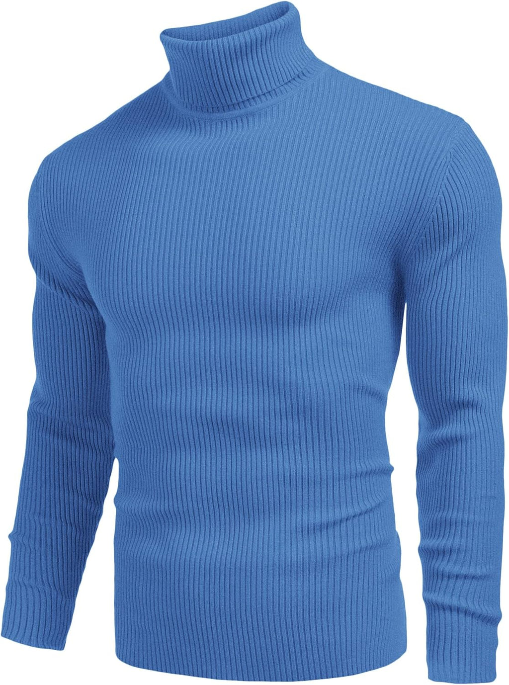 COOFANDY Men's Polo Sweater Fine Knit Long Sleeve Sweater Basic Regular Fit Pullover