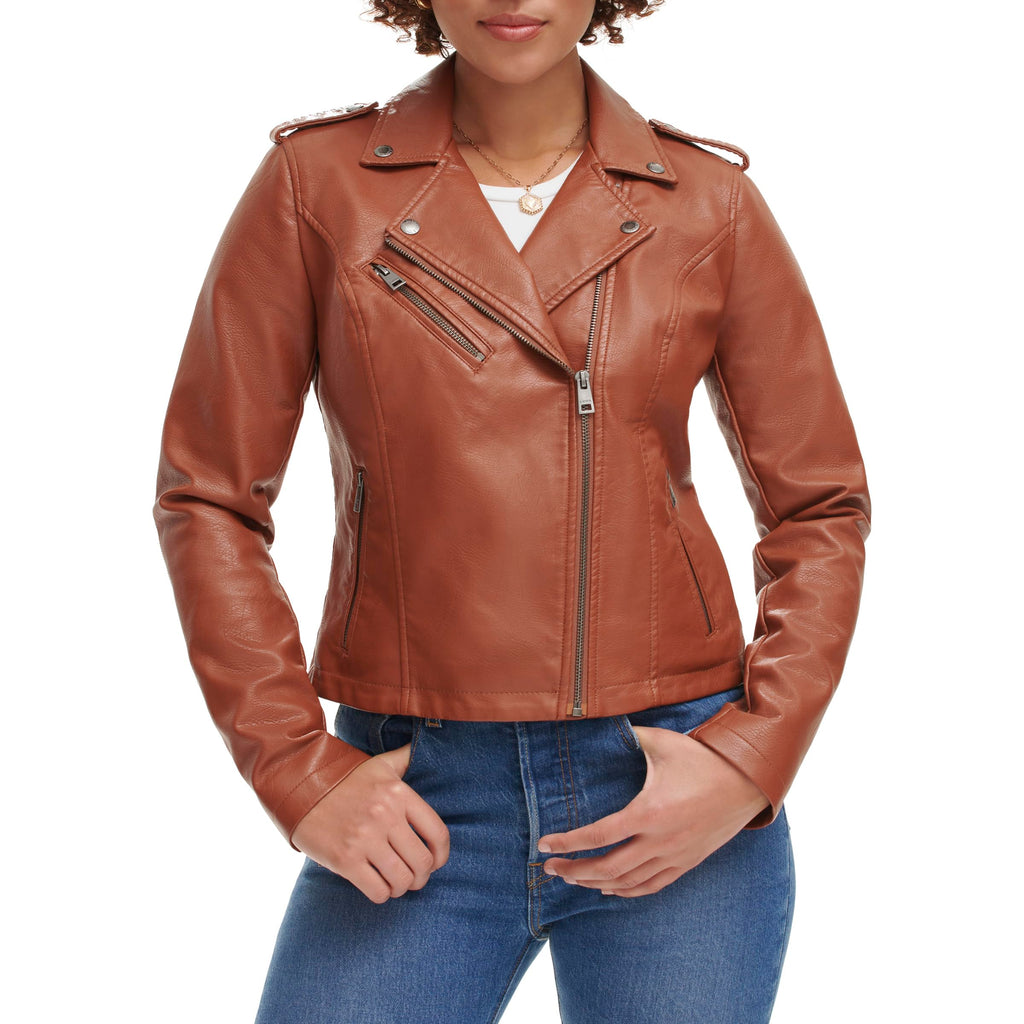 Levi's Women's The Classic Faux Leather Moto Jacket (Regular & Plus Size)