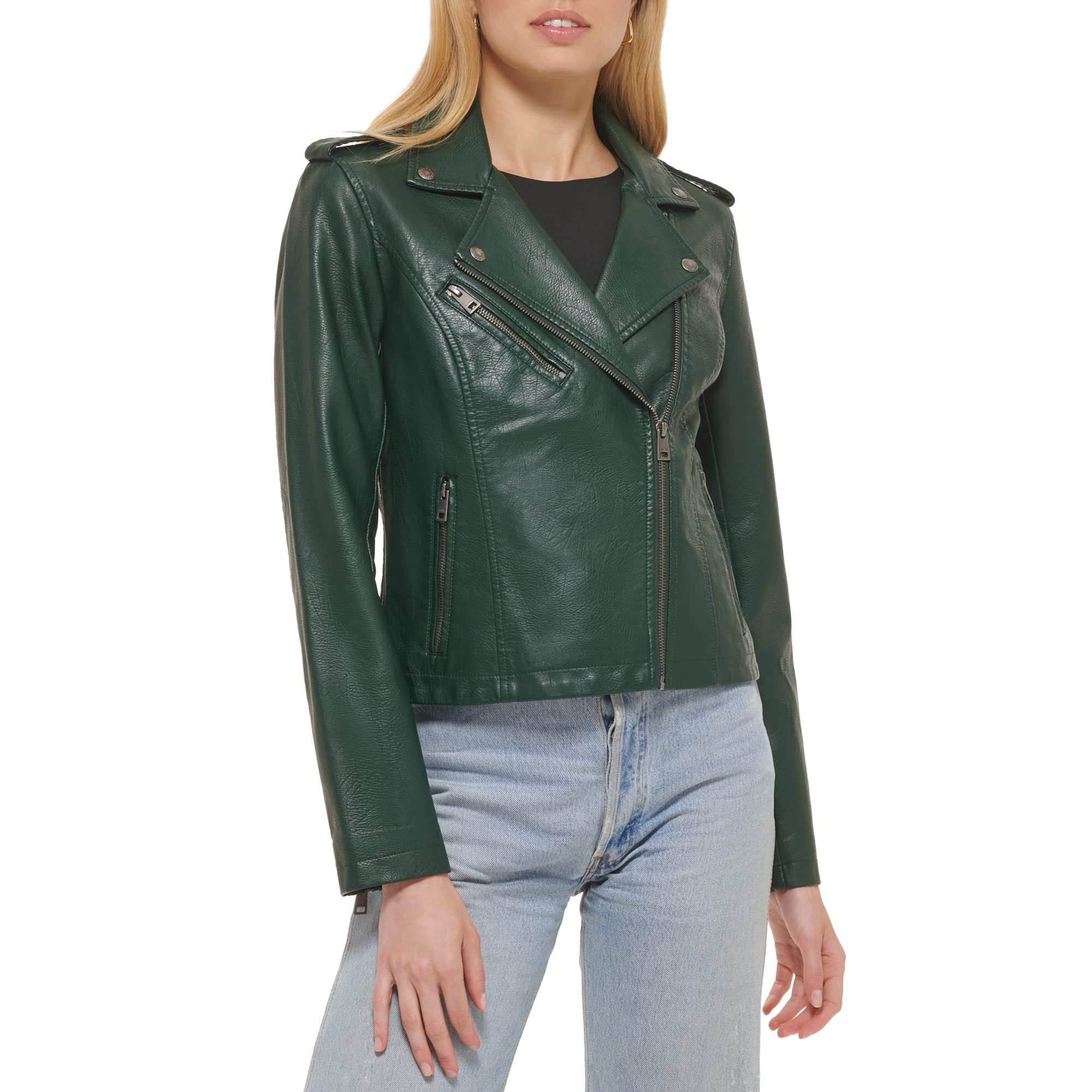 Levi's Women's The Classic Faux Leather Moto Jacket (Regular & Plus Size)