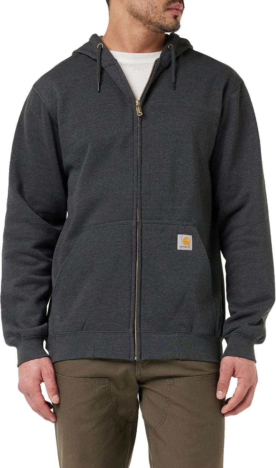 Carhartt herr Tröja Carhartt Tröja med huva fram