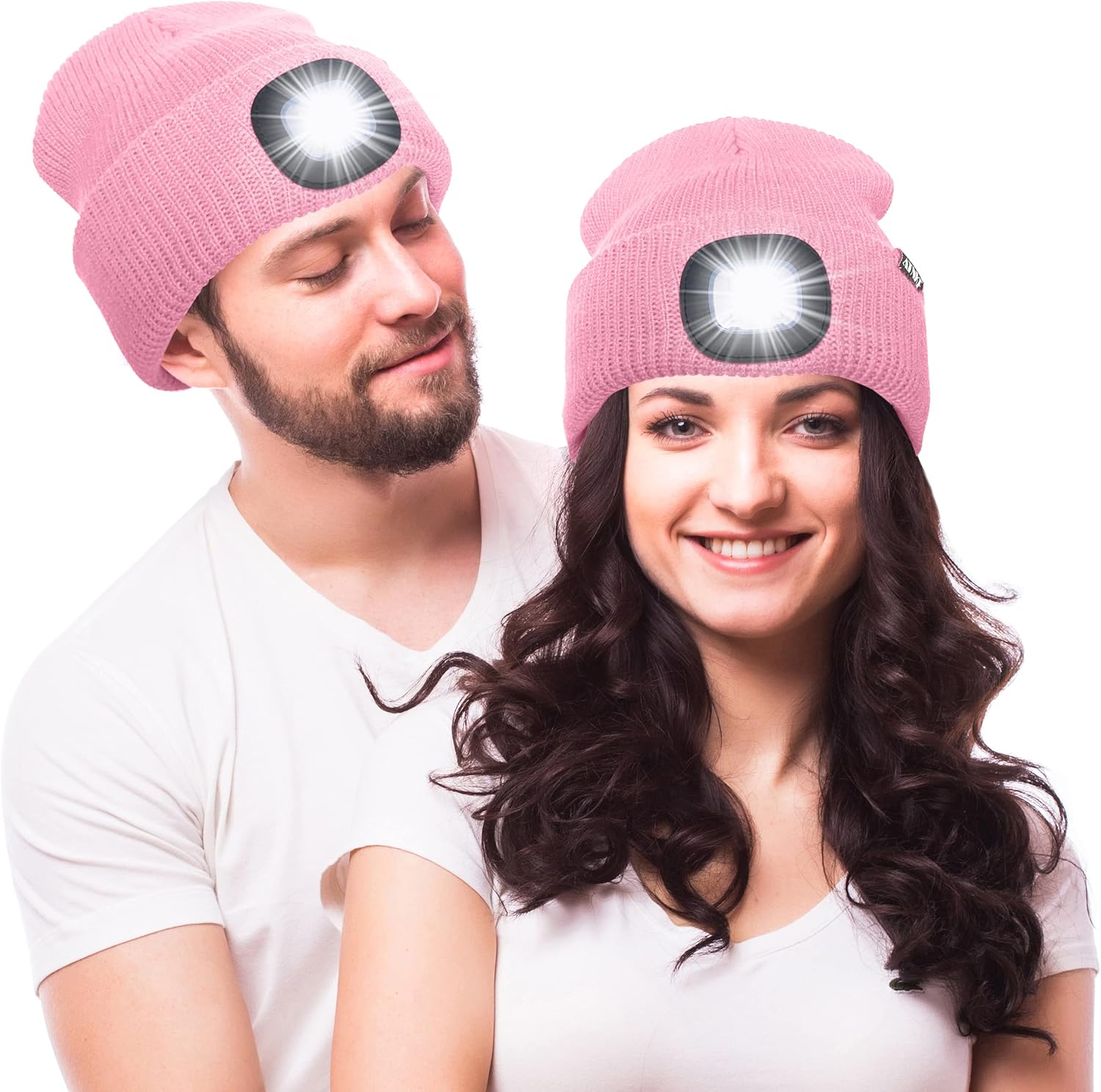 ATNKE Unisex winter hat with led light