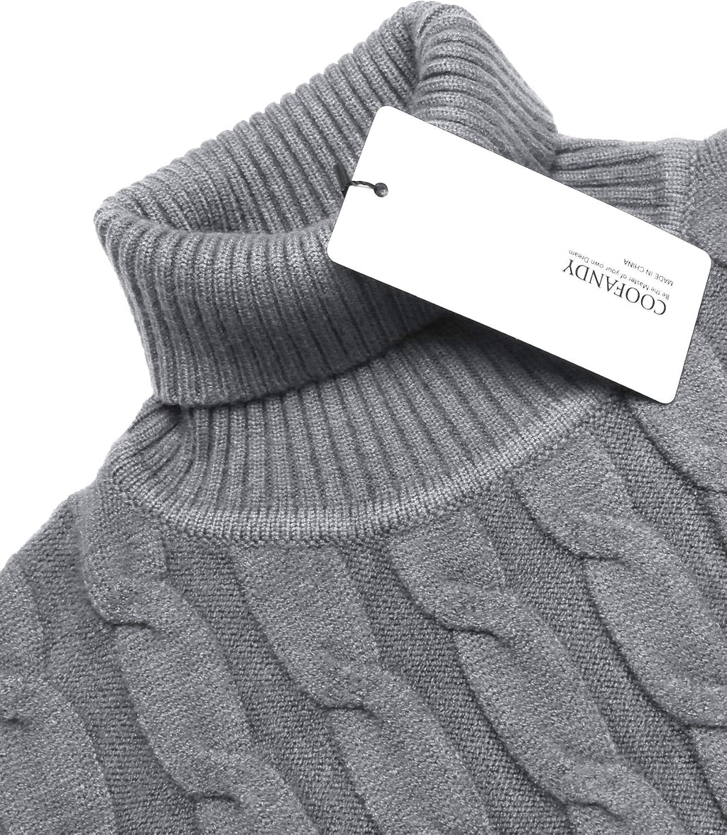 COOFANDY Men's Polo Sweater Fine Knit Long Sleeve Sweater Basic Regular Fit Pullover