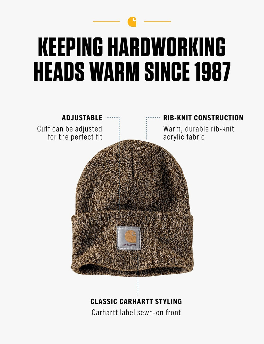 Carhartt unisex - adult Beanie Knit Beanie Hat