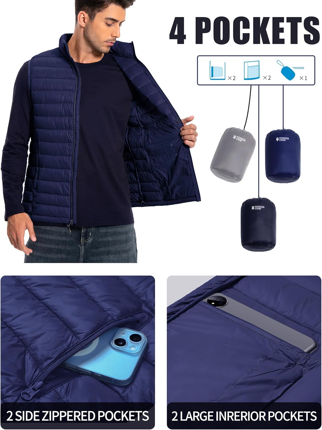 Pioneer Camp lightweight warm waterproof vest