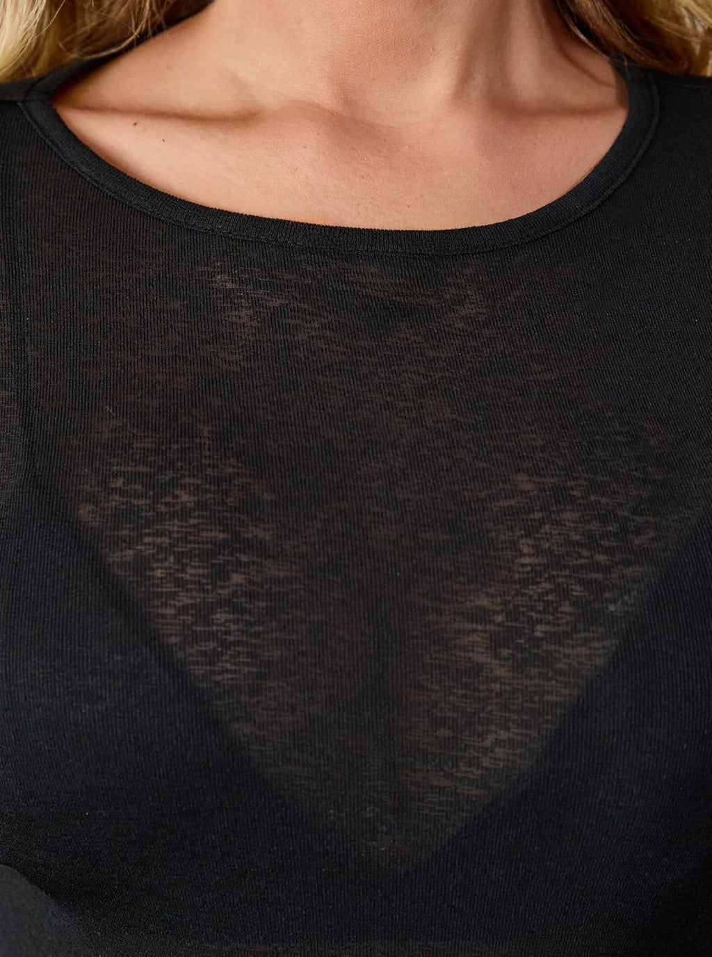 Avanova Women Mesh Sheer Long Sleeve Top See Through Sexy Going Out Shirts