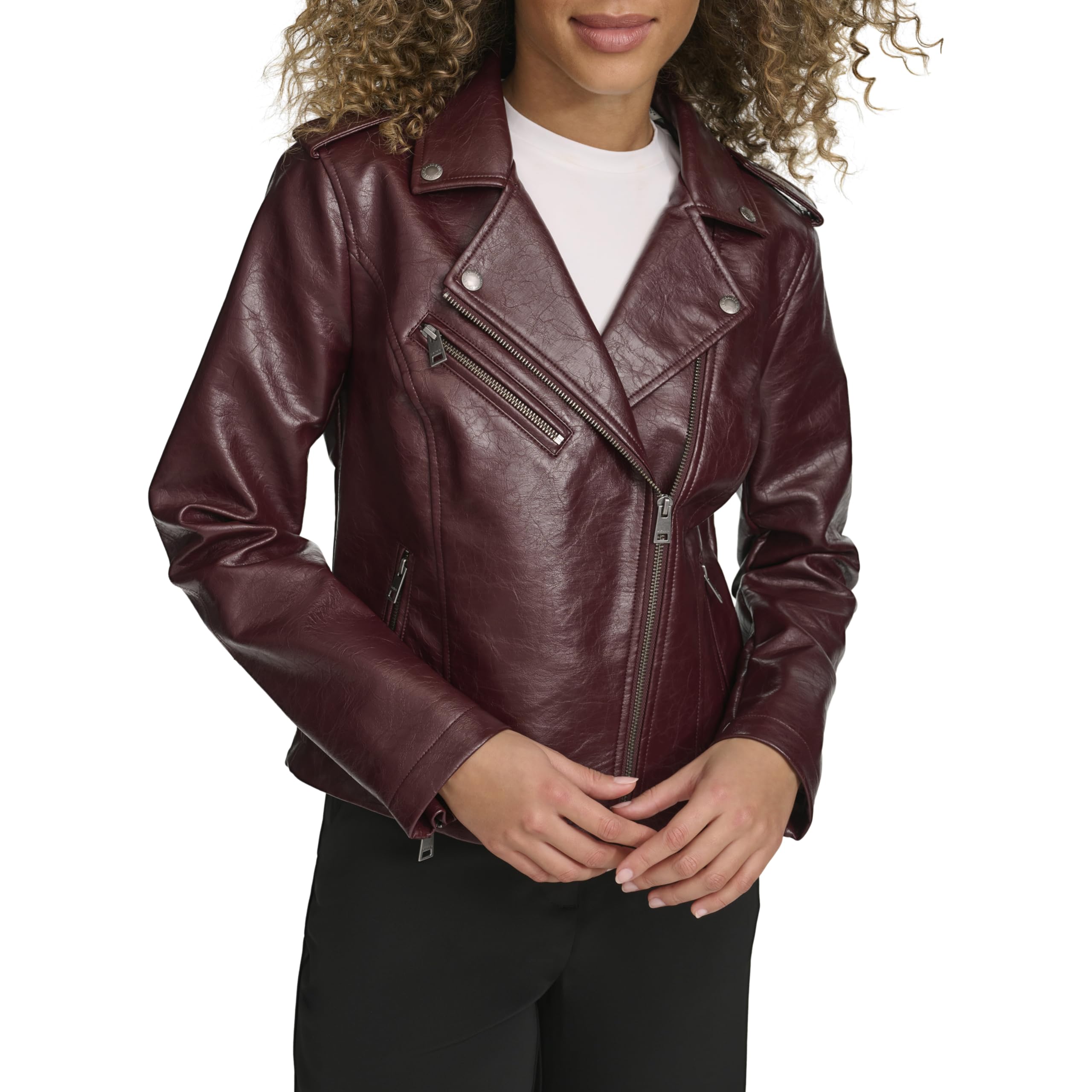 Levi's Women's The Classic Faux Leather Moto Jacket (Regular & Plus Size)