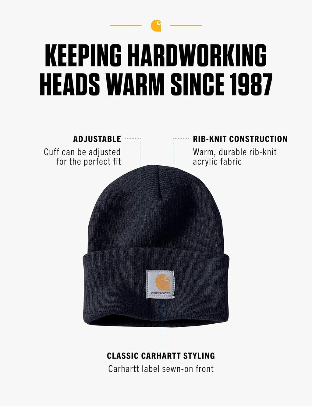 Carhartt unisex - adult Beanie Knit Beanie Hat