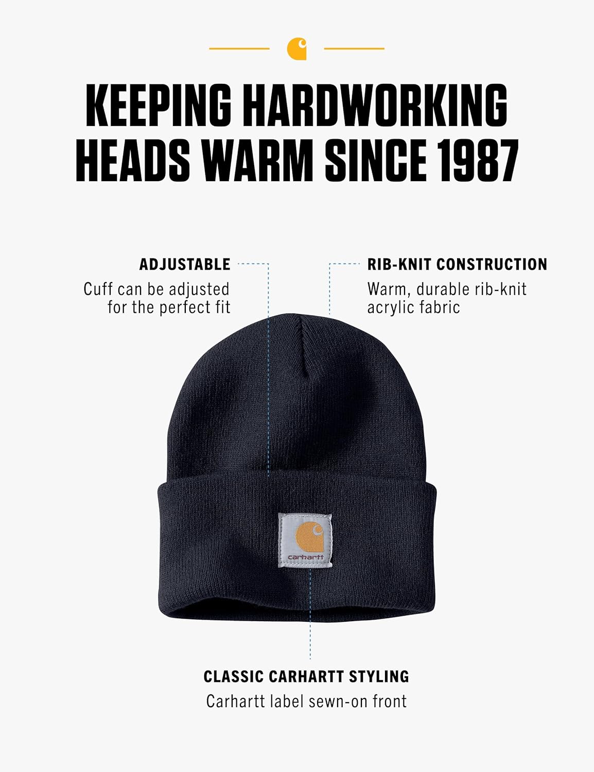 Carhartt unisex - adult Beanie Knit Beanie Hat
