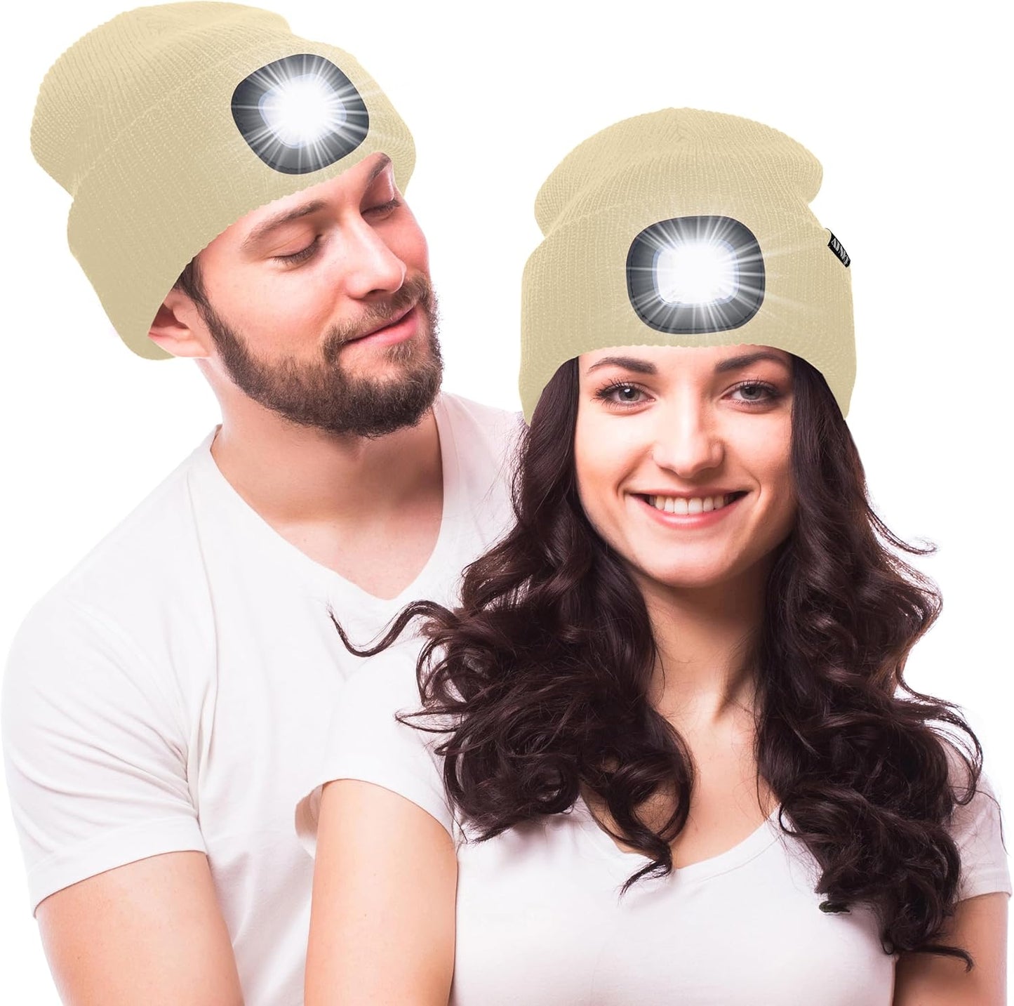 ATNKE Unisex winter hat with led light