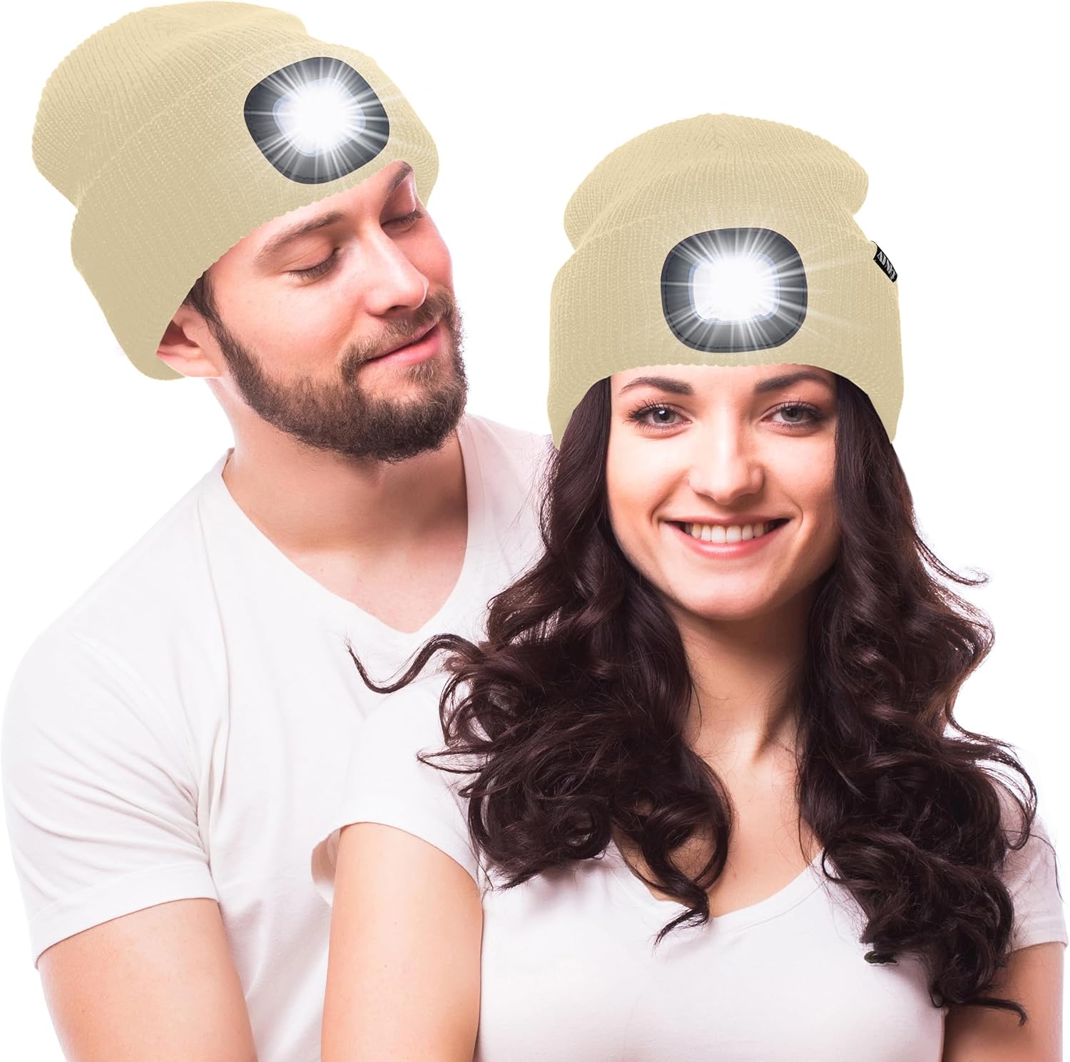 ATNKE Unisex winter hat with led light