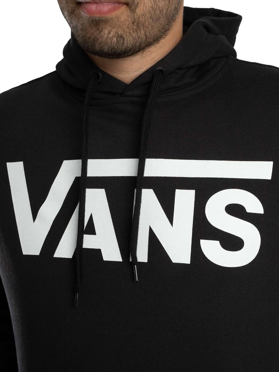 Vans Men's Sweat À Capuche Graphique Classique, Black/White, black-white, L
