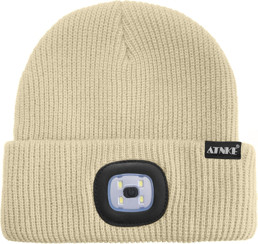 ATNKE Unisex winter hat with led light