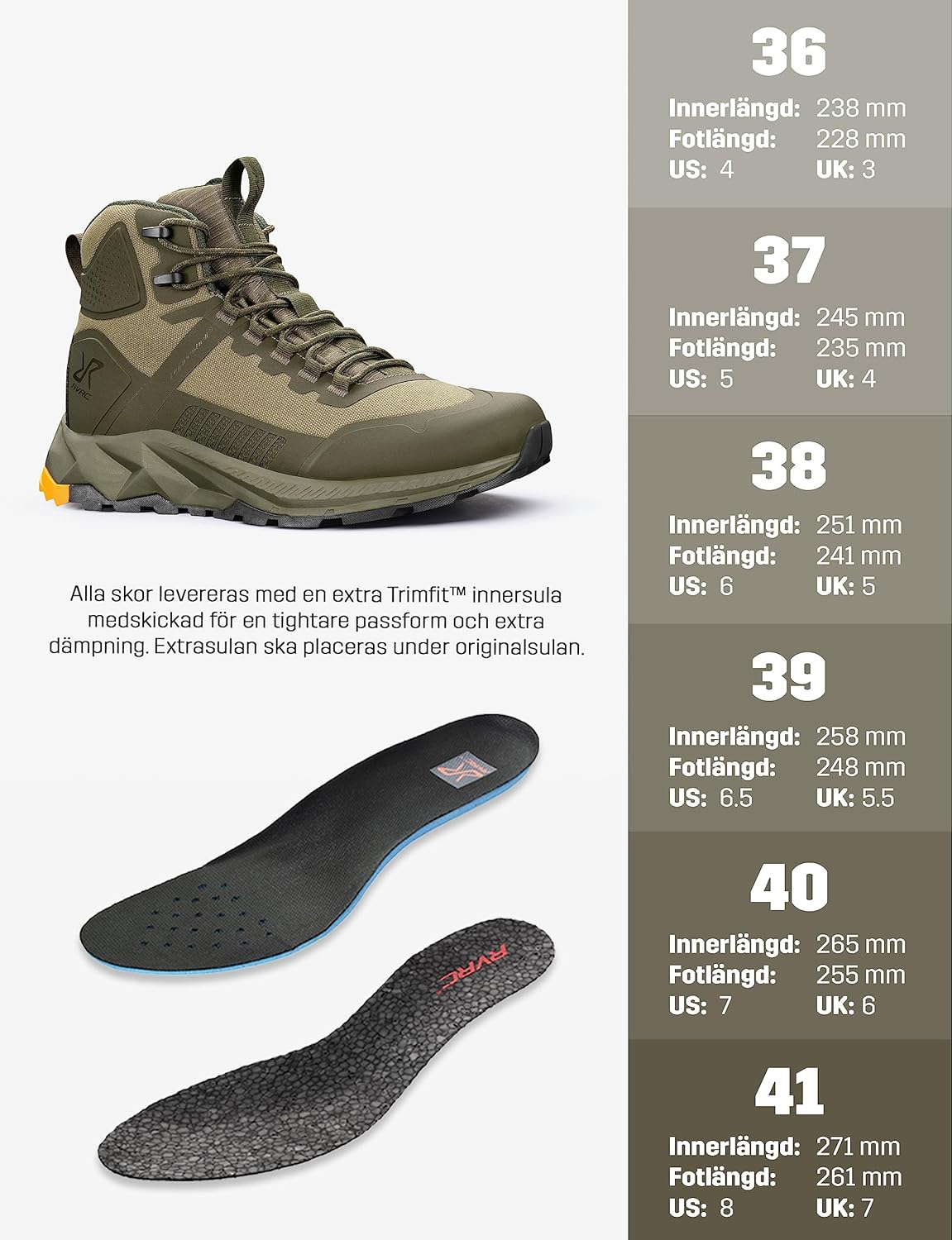 RevolutionRace Women's Phantom Trail Mid Waterproof Hiking Boots, Waterproof Hiking Shoes for All Outdoor Activities