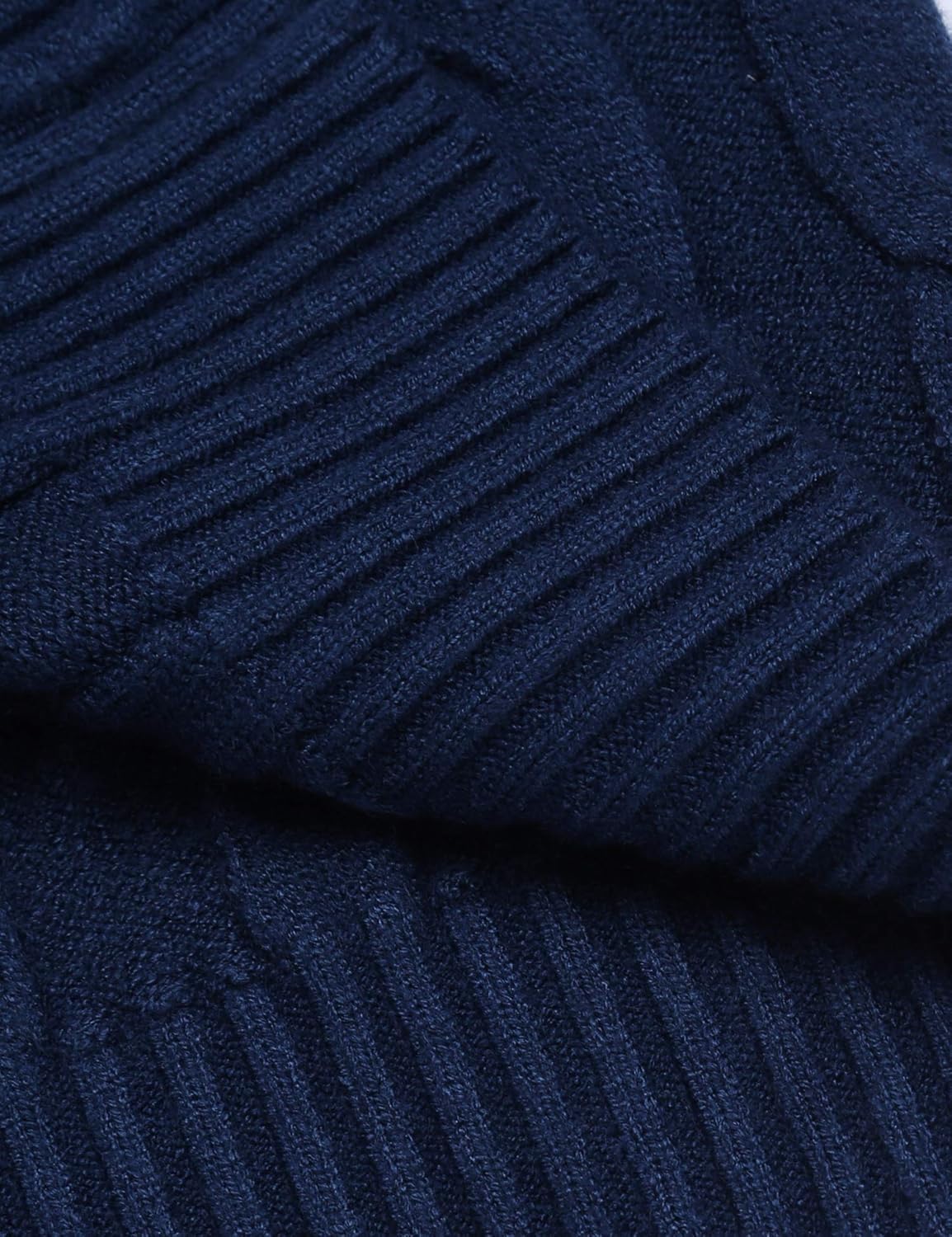 COOFANDY Men's Polo Sweater Fine Knit Long Sleeve Sweater Basic Regular Fit Pullover