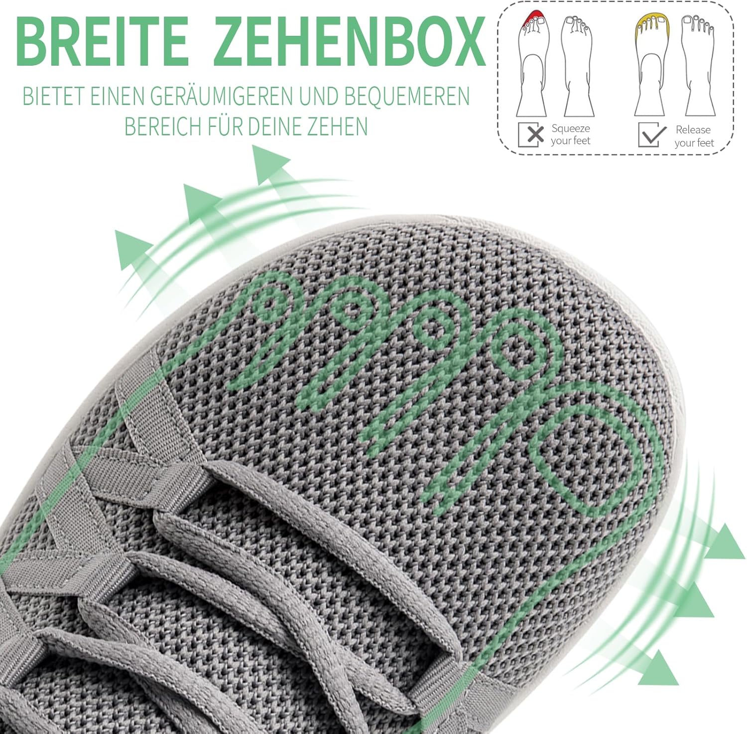 Woman's wide walking shoes