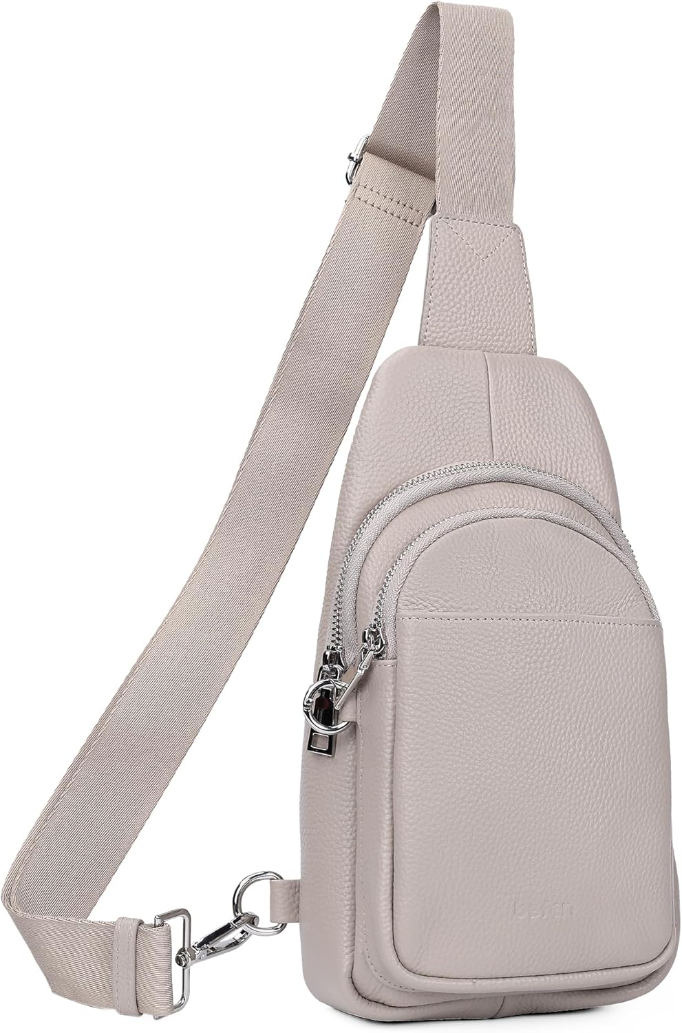 Travel bag in genuine leather for women