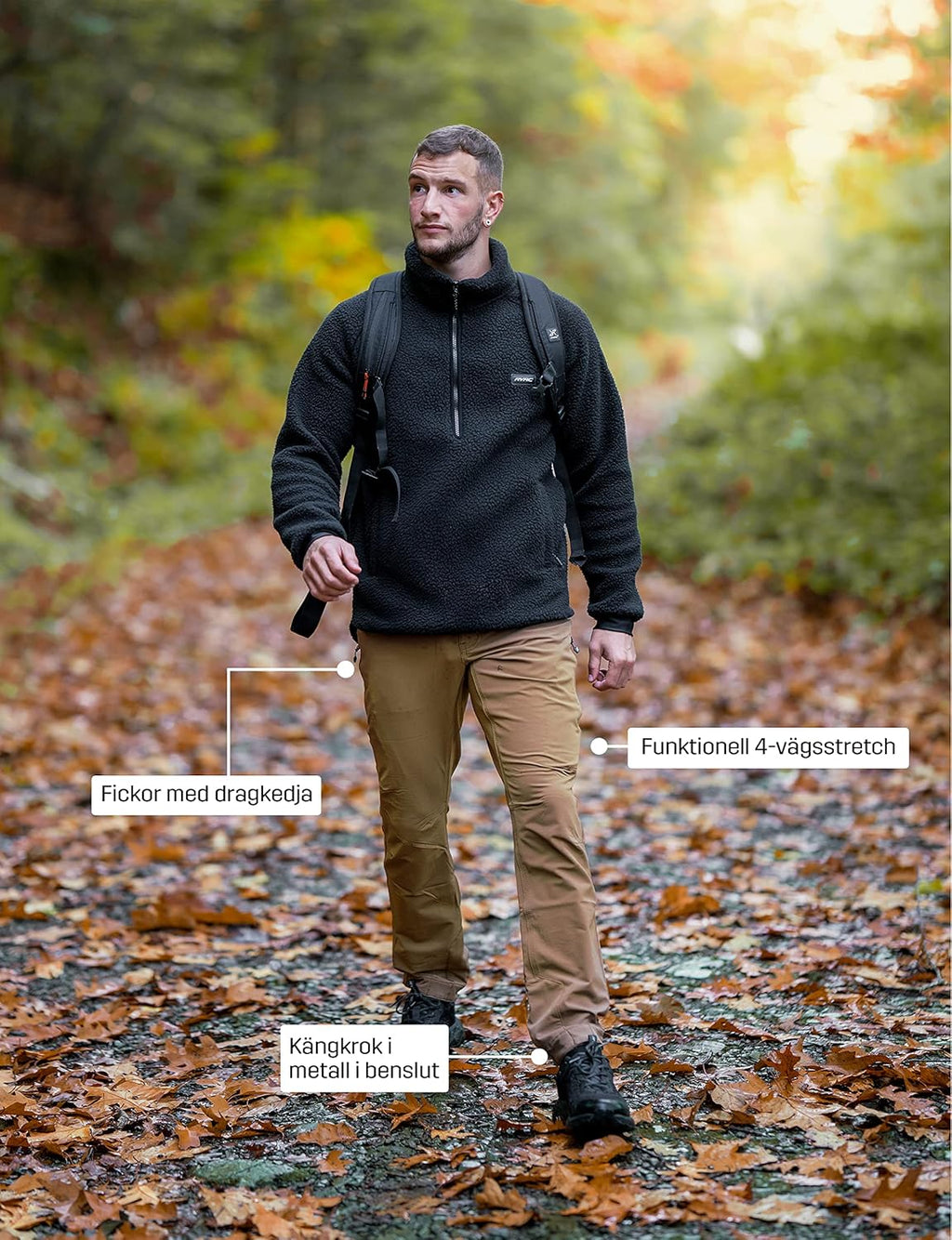 RevolutionRace Men's Explorer Outdoor Jeans, Outdoor Pants for Everyday Use and All Outdoor Activities