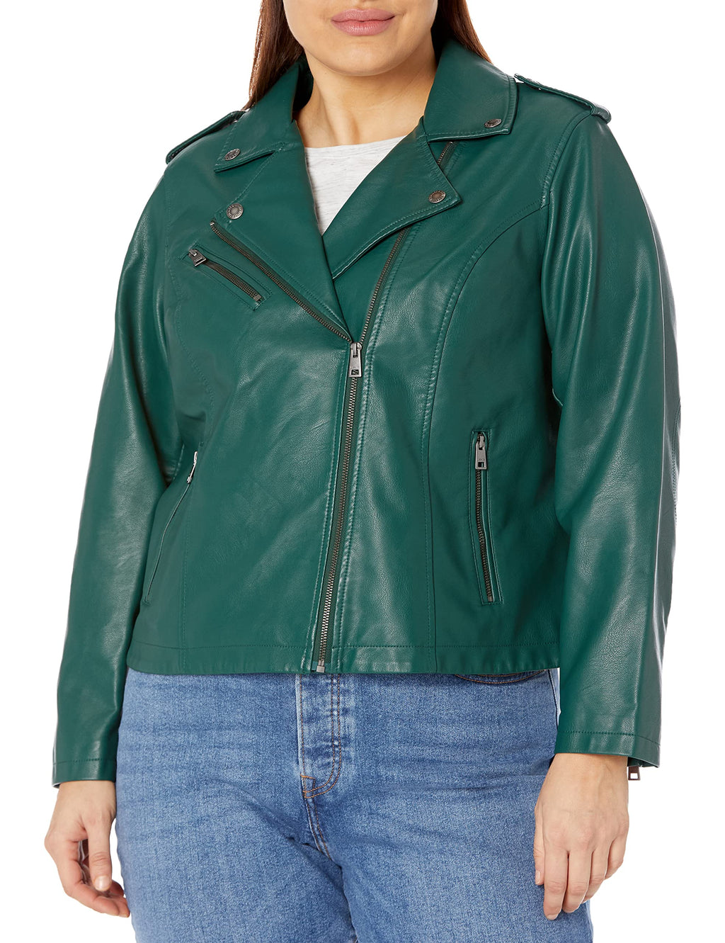 Levi's Women's The Classic Faux Leather Moto Jacket (Regular & Plus Size)