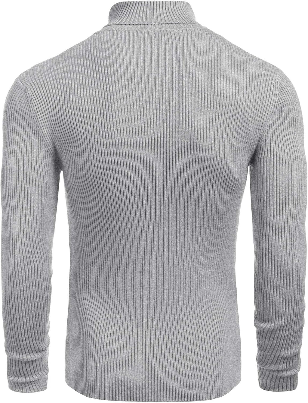 COOFANDY Men's Polo Sweater Fine Knit Long Sleeve Sweater Basic Regular Fit Pullover