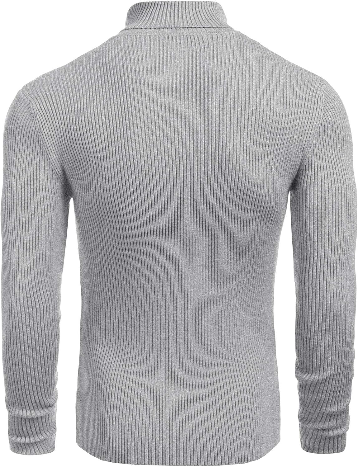 COOFANDY Men's Polo Sweater Fine Knit Long Sleeve Sweater Basic Regular Fit Pullover