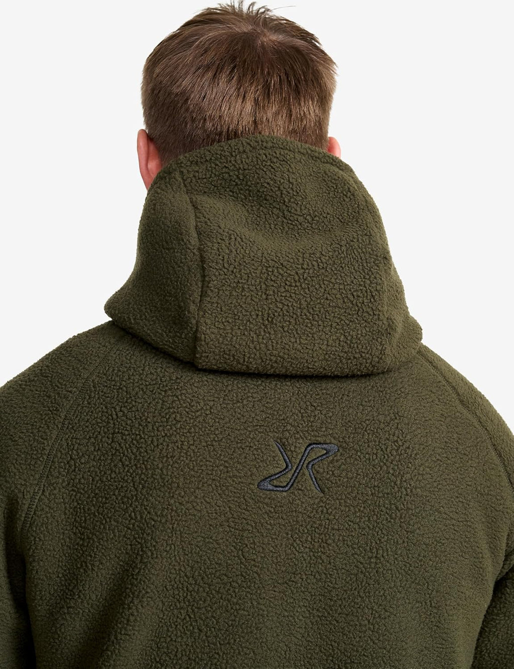 RevolutionRace Men's Sherpa Hoodie, Fleece Jacket for All Outdoor Activities